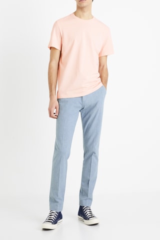 T-shirt straight - Rosa-maquilhagem