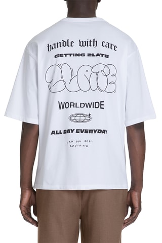 T-shirt oversize - Branco