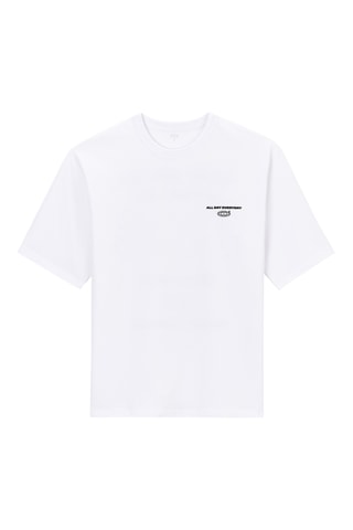 T-shirt oversize - Branco