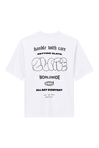 T-shirt oversize - Branco