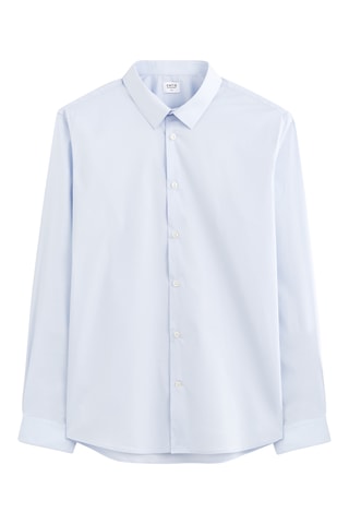 Camisa slim - Azul-celeste