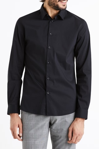 Camisa slim - Preto