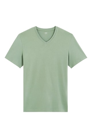 T-shirt straight - Verde