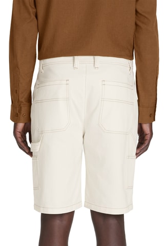 Calções de ganga - Cru