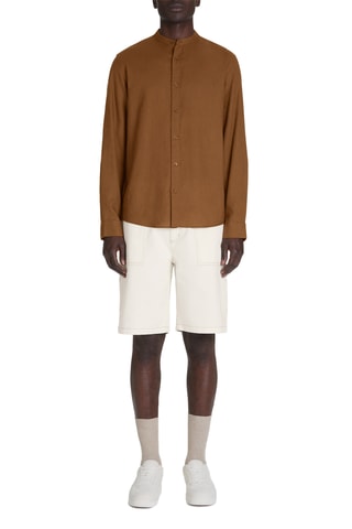 Calções de ganga - Cru