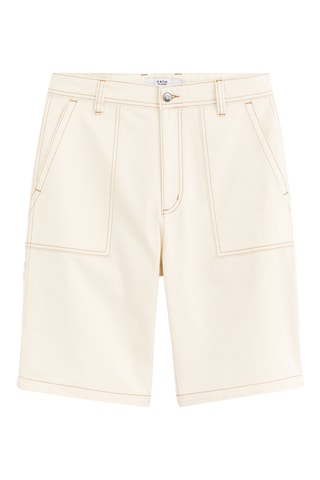 Calções de ganga - Cru