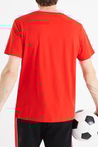 T-shirt straight - Vermelho