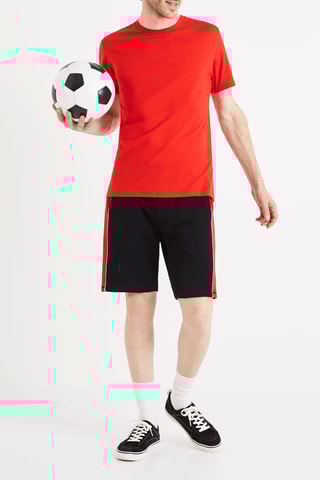 T-shirt straight - Vermelho