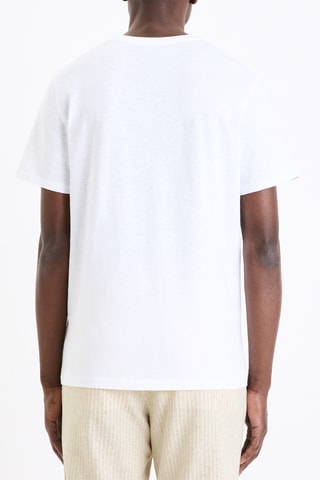 T-shirt straight - Branco