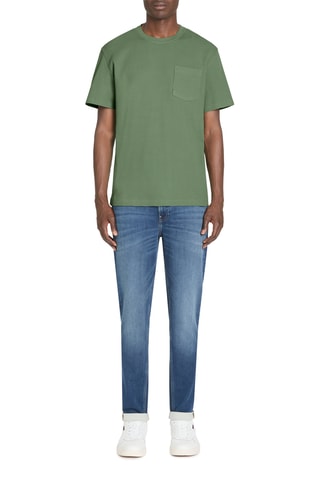 T-shirt straight - Caqui