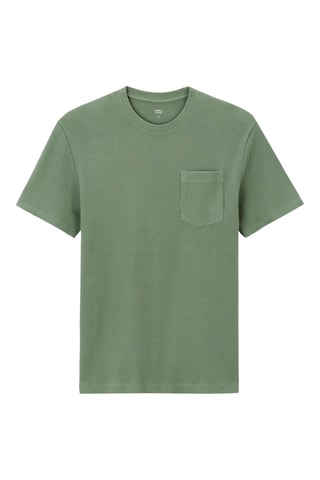 T-shirt straight - Caqui