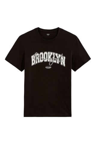 T-shirt straight - Preto