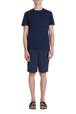 T-shirt straight - Azul-marinho