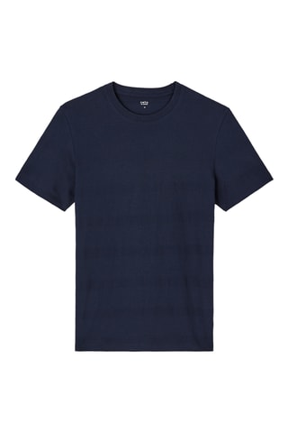 T-shirt straight - Azul-marinho