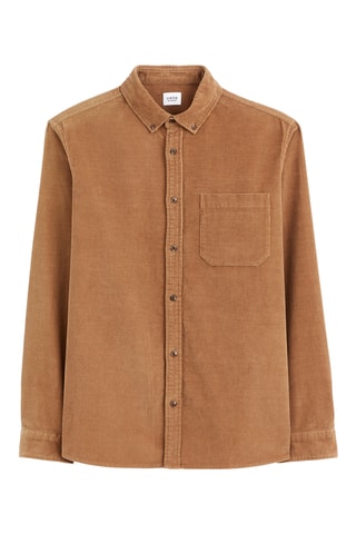 Camisa de ganga - Castanho