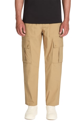 Calças cargo straight - Bege