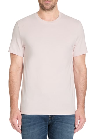 T-shirt straight - Rosa-maquilhagem