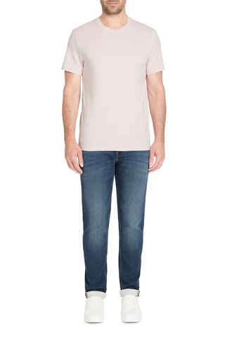 T-shirt straight - Rosa-maquilhagem