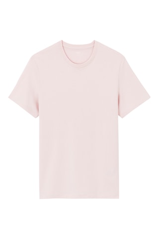 T-shirt straight - Rosa-maquilhagem