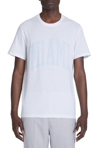 T-shirt straight - Branco