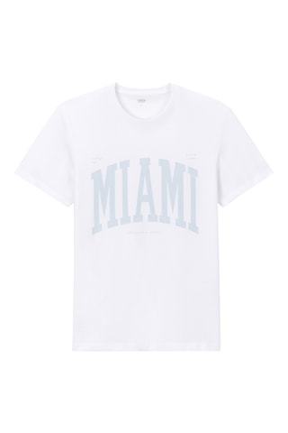 T-shirt straight - Branco