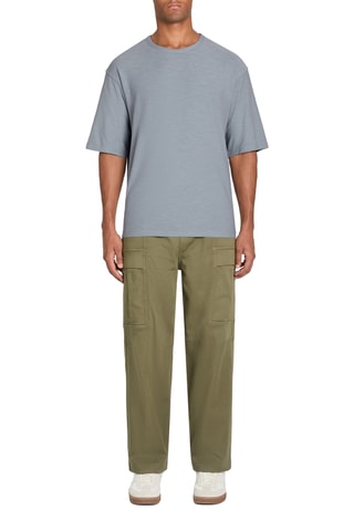 T-shirt oversize - Azul-celeste mesclado