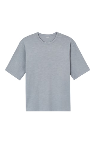 T-shirt oversize - Azul-celeste mesclado