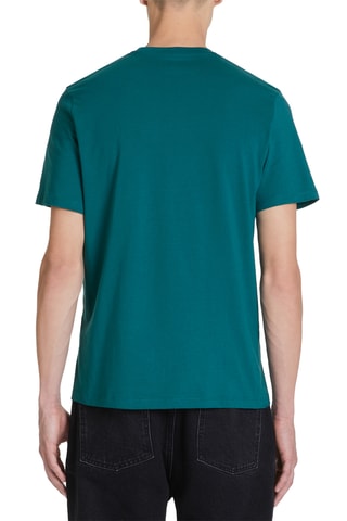 T-shirt straight - Azul-petróleo