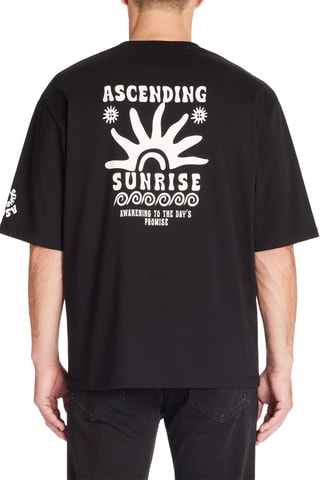 T-shirt oversize - Preto