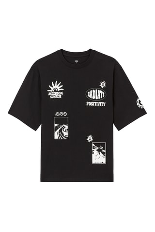 T-shirt oversize - Preto