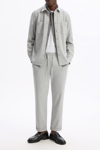 Calças slim - Cinzento-claro