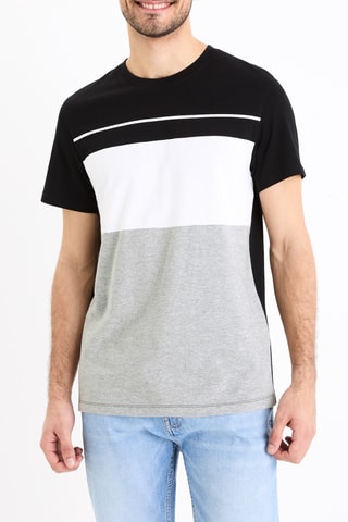 T-shirt straight - Preto