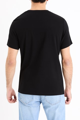 T-shirt straight - Preto