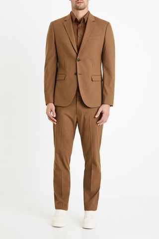 Camisa slim - Castanho