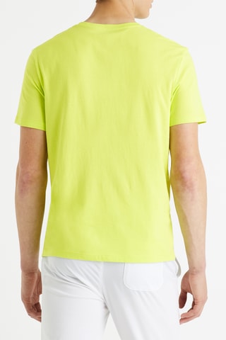 T-shirt straight - Verde-lima