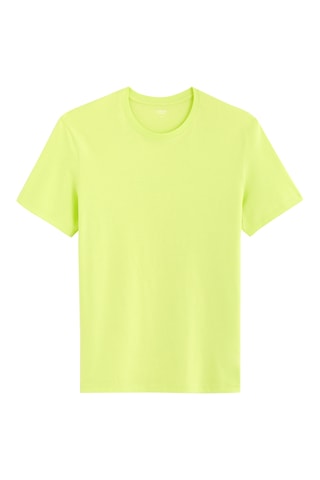 T-shirt straight - Verde-lima
