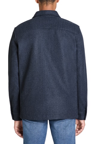 Sobrecamisa de ganga - Azul-marinho