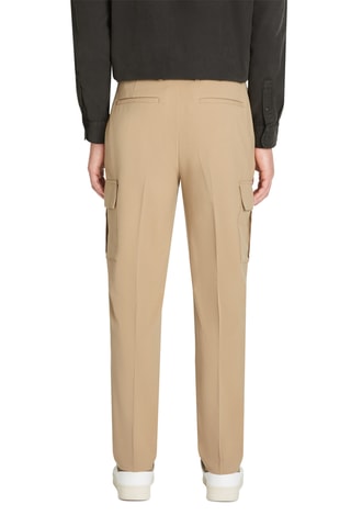 Calças loose - Bege