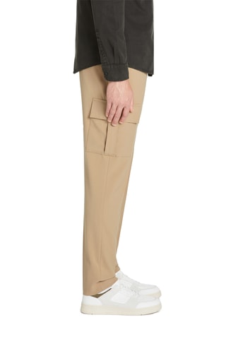 Calças loose - Bege