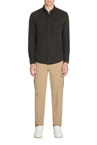 Calças loose - Bege