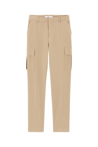 Calças loose - Bege