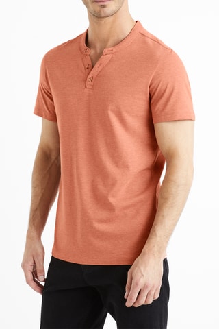 T-shirt straight - Vermelho