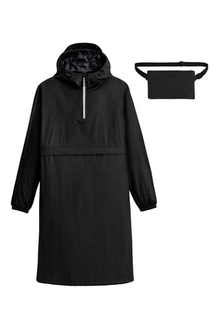 Parca com capuz - Preto