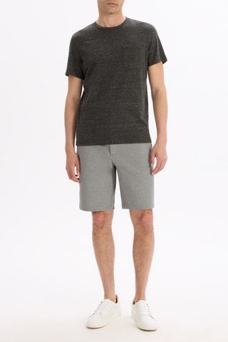 T-shirt straight - Antracite mesclado