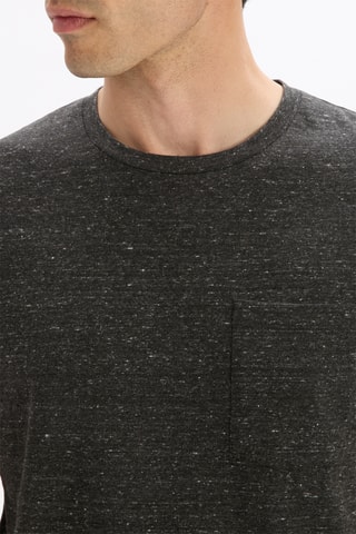 T-shirt straight - Antracite mesclado