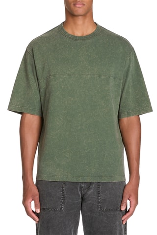 T-shirt oversize - Verde-escuro