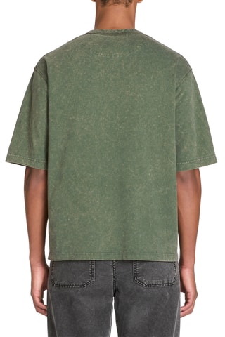 T-shirt oversize - Verde-escuro