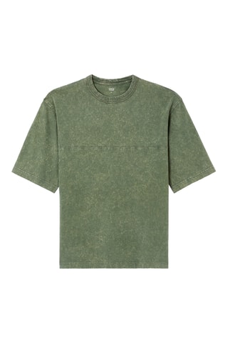 T-shirt oversize - Verde-escuro