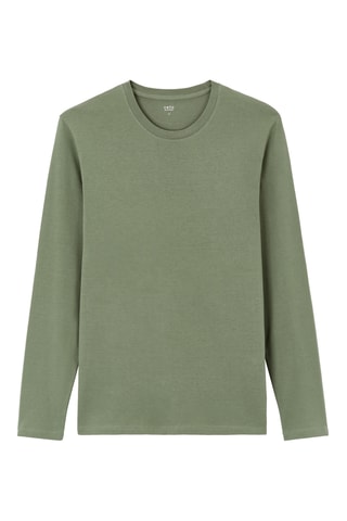 T-shirt straight - Verde