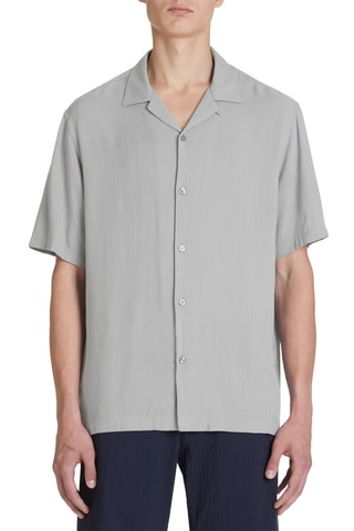 Camisa relaxed - Cinzento